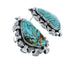 Native American Sterling Silver Turquoise Post Earrings AX128148